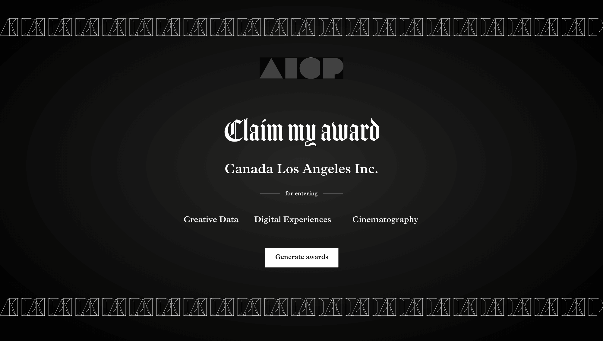 award categories